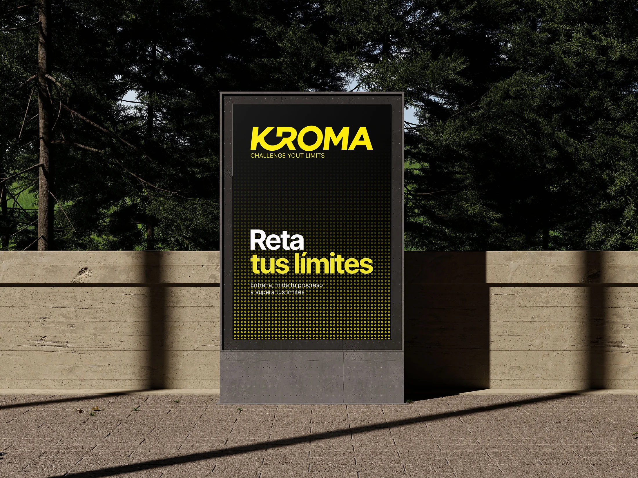 Mupi urbano de Kroma