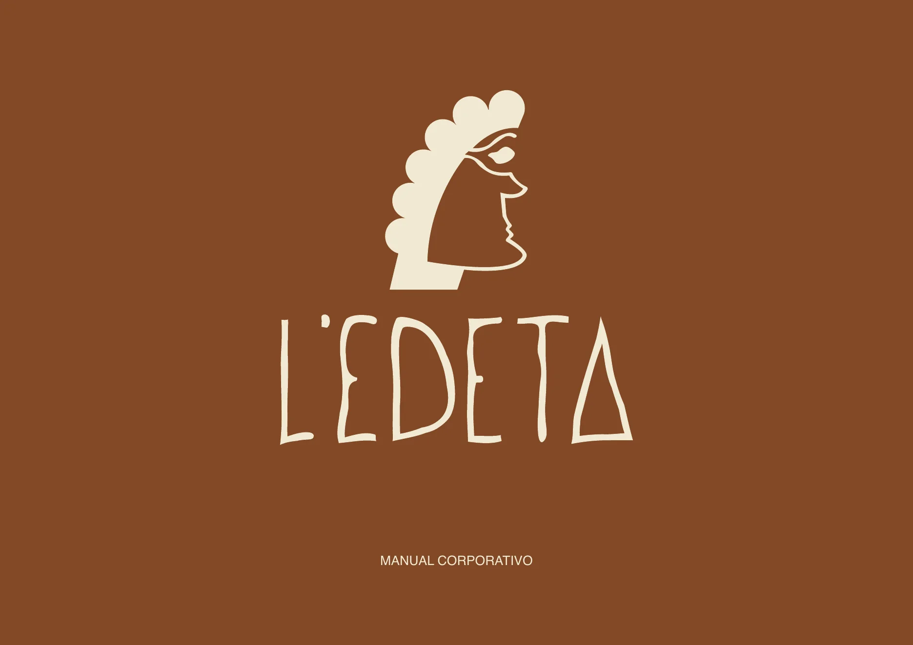 Portada del proyecto de identidad visual L'Edeta